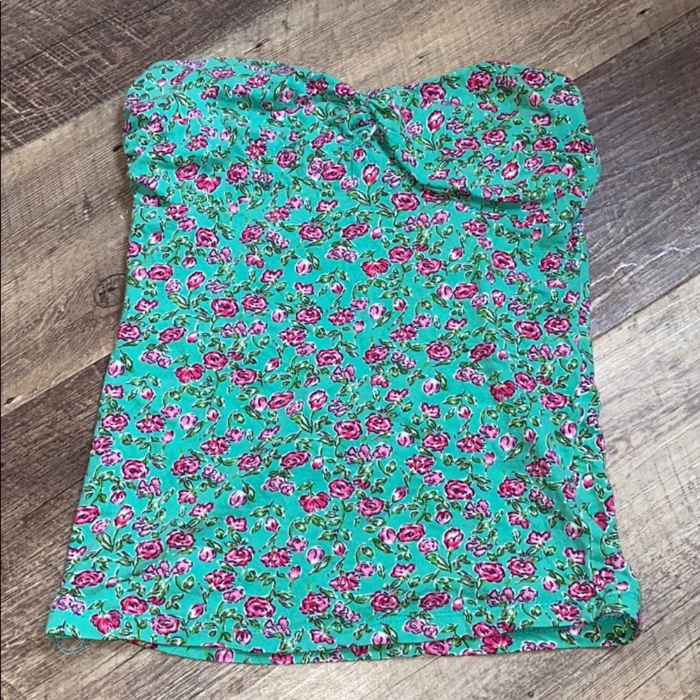 Green tube top